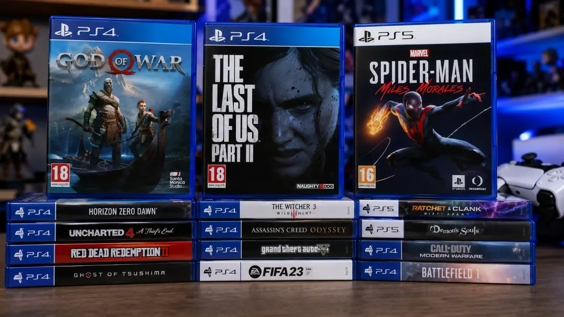 Games voor verschillende consoles